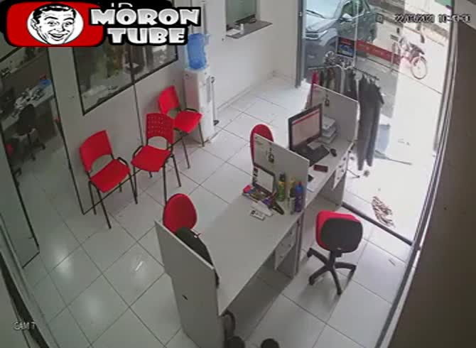 Video: A woman nearly perishes after becoming trapped during a shootout